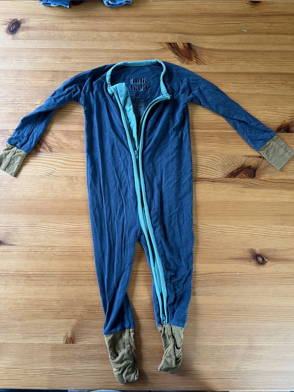 Bundle of 4 bamboo footed sleepers, 6-12 months